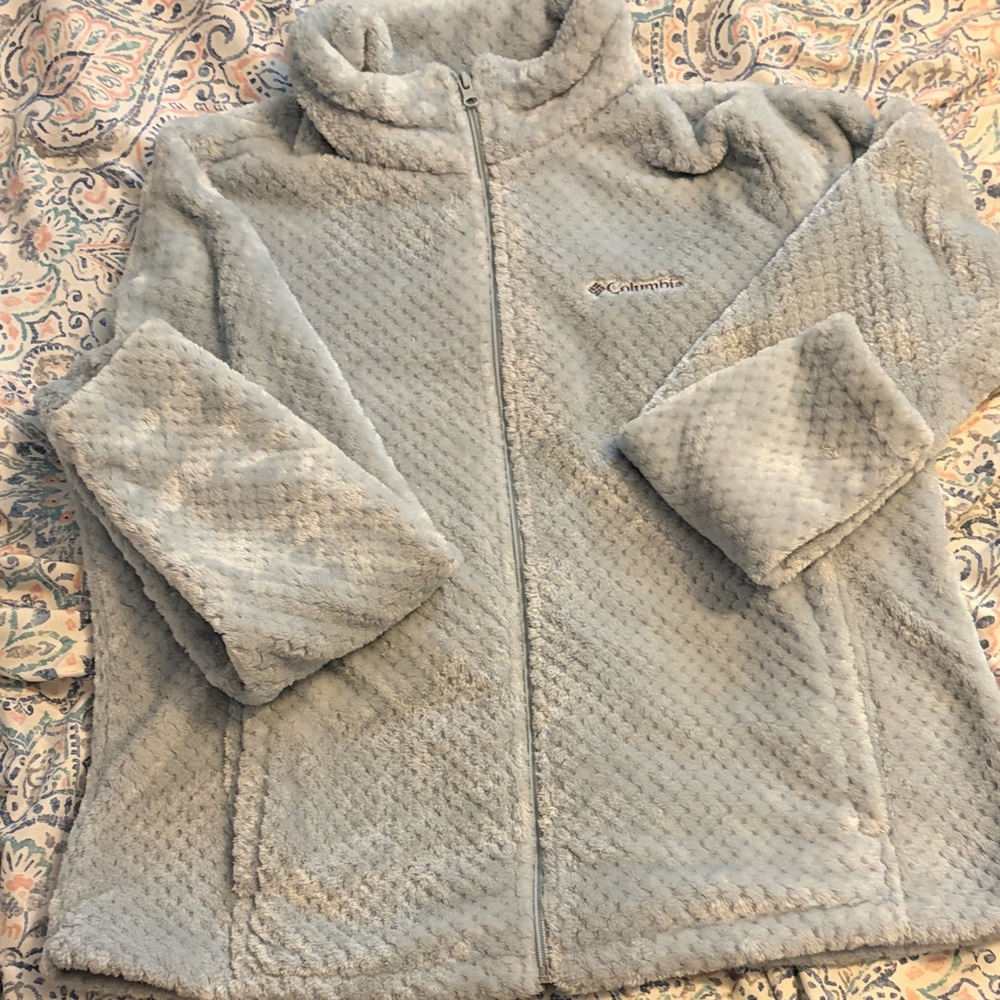 Light blue Columbia fleece, size XL
